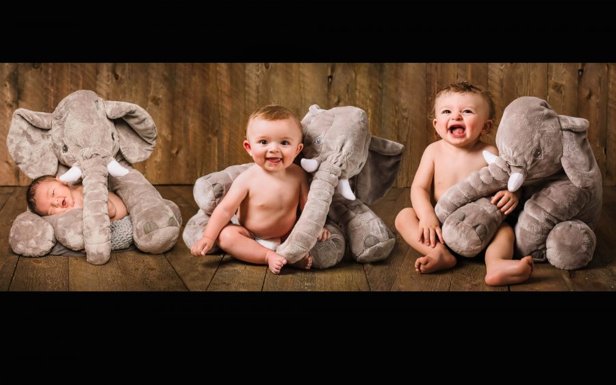 Newborn infant baby photography in Montana